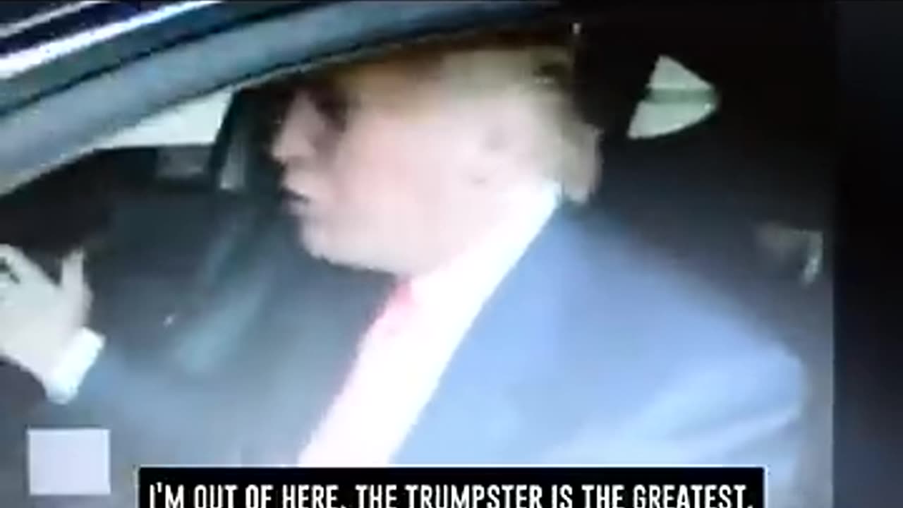 Early on & comical, Trump buying ladies car with kids in it, high $ check, haha 'bye kids'