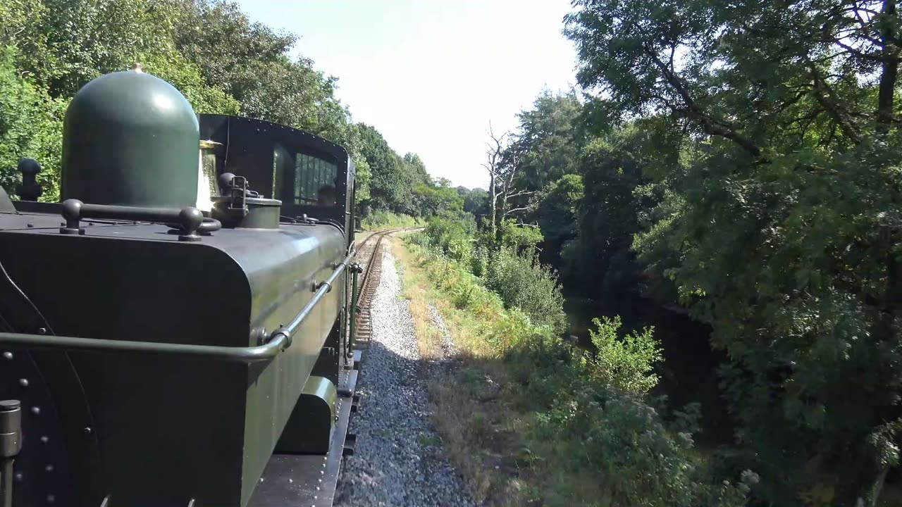 Steam Train from Buckfastleigh to Totnes August 2025 South Devon steam railway.