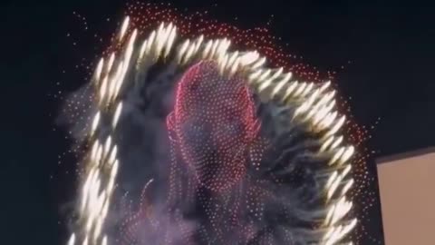 Las Vegas turned the sky into a horror scene with a Vecna drone show 👀