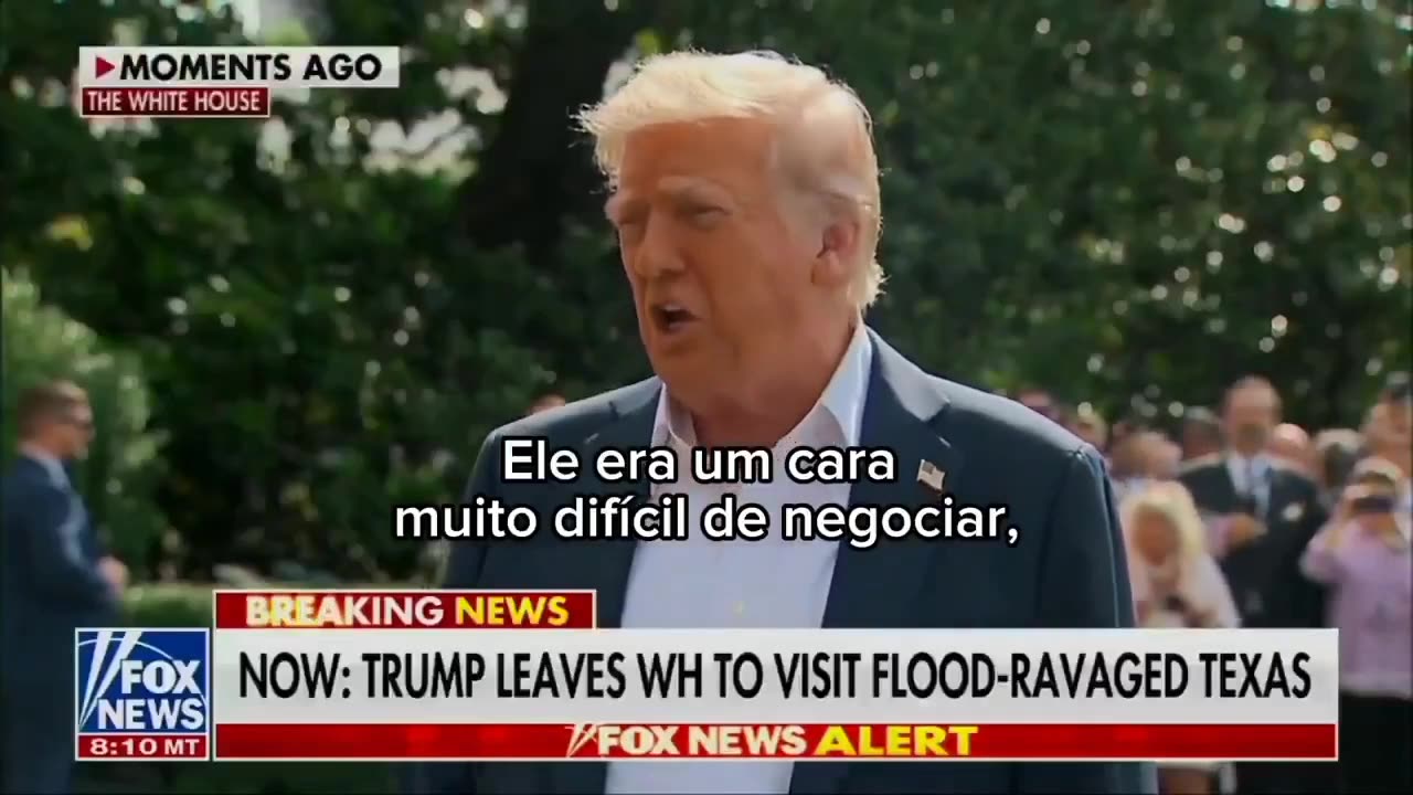 “Eu conheço os honestos e conheço os corruptos”, diz TRUMP.