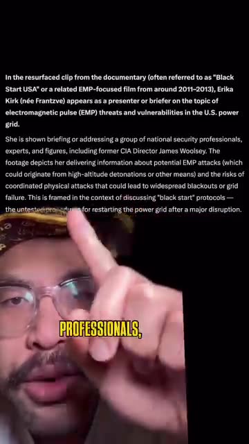 James Li ~ Erika Kirk's past of Cia intelligence