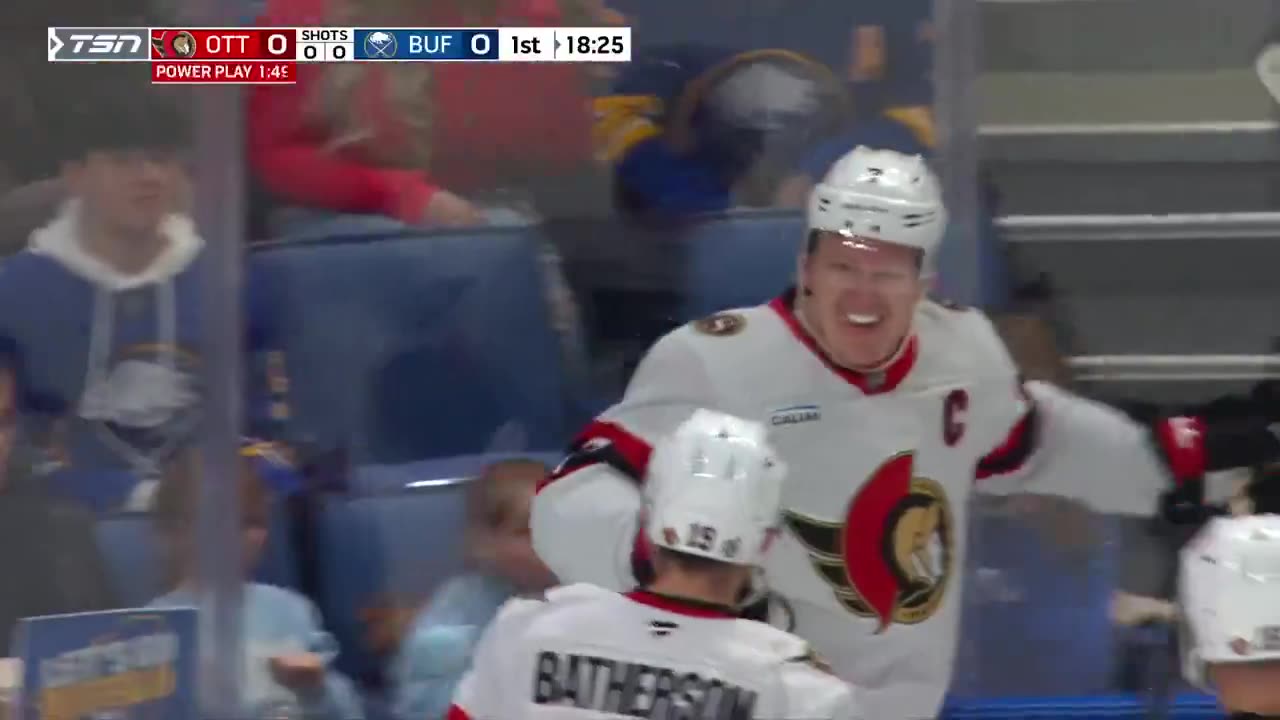 NHL - DRAKE BATHERSON 🥶 What a sneaky play to set up the captain to open the scoring!