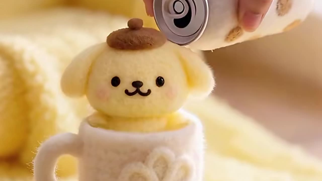 Magical Bear in a Cup 🐻✨ | Cute Aesthetic Fairytale Vibes”