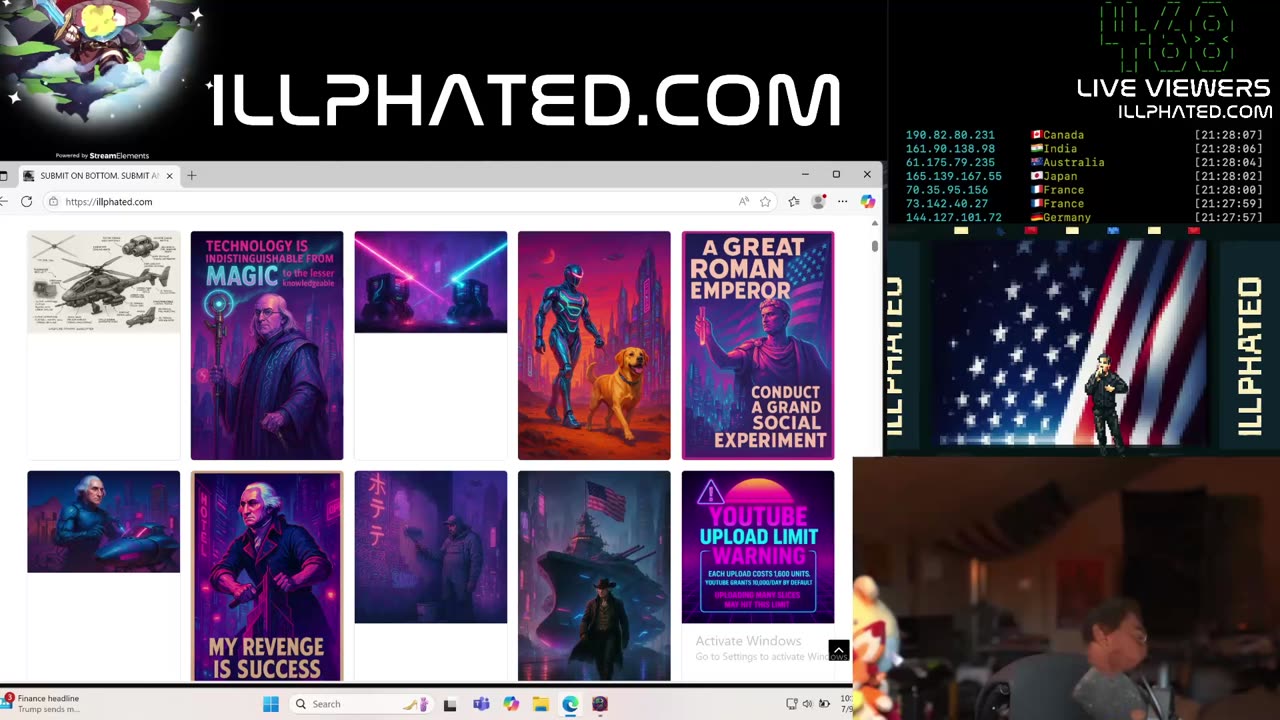 ILLPHATED dot COM - SUBMIT ON BOTTOM. SUBMIT ANYTHING.