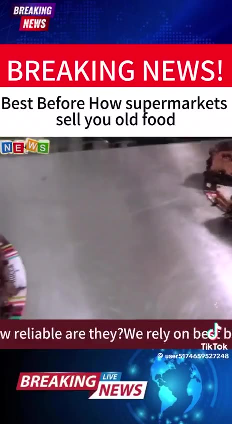 Selling old food as fresh