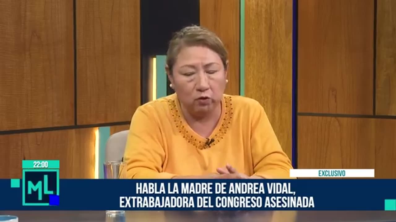 madre de andrea vidal(usada para extorcionar)denuncia a la mafia lavajato