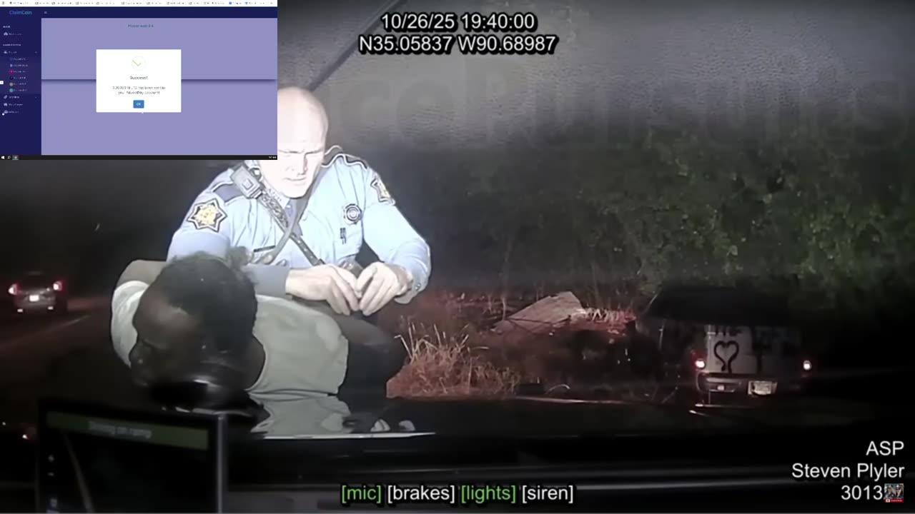 Claimcoin + Boring crash.. Sorry thought it would be better..