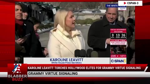 Karoline Leavitt Torches Hollywood Elites For Grammy Virtue Signaling