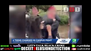 A 14-year-old white male student was attacked by a group of black students at Elk Grove school