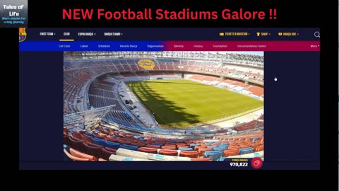 NEW Football Stadiums Galore