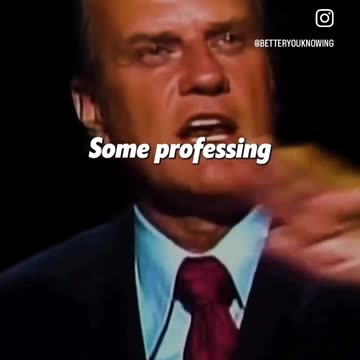 Pastor Billy Graham | Talking about 1 John 4:1-3. #sermon