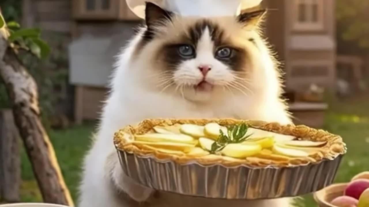 1. "This Cat Cooks Better Than Me!"😄😄😄