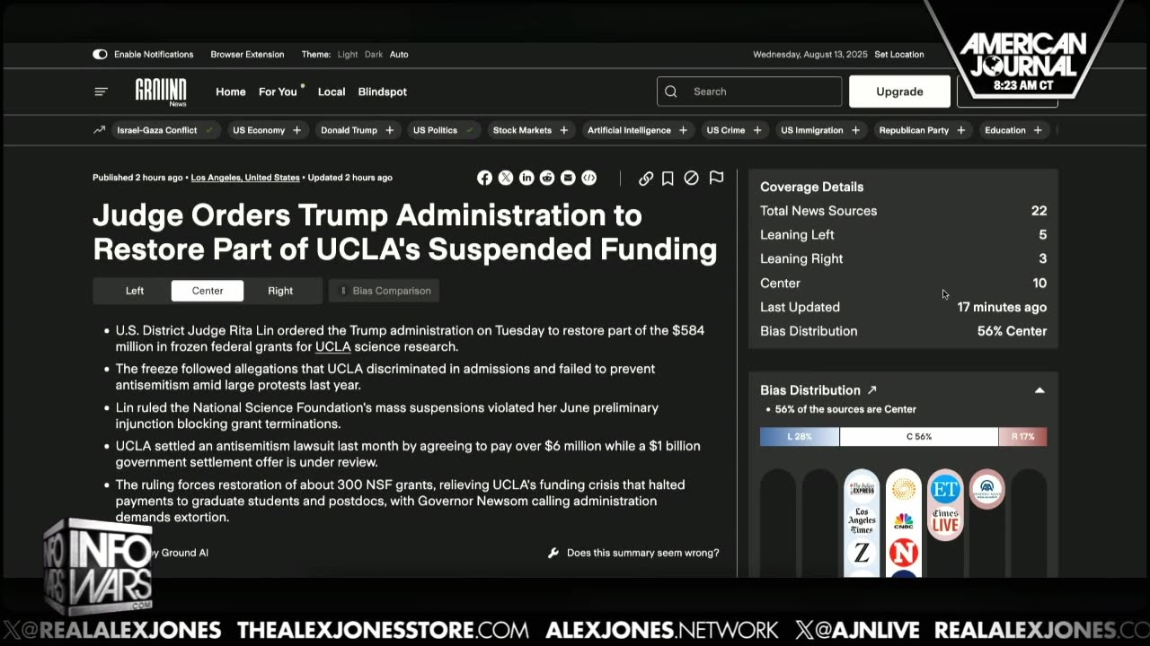 Trump's Federal Crackdown on DC Crime is Officially Underway 8/13/25