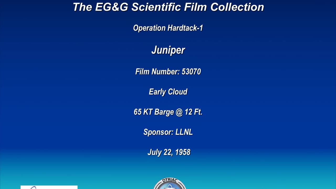 Operation Hardtack-1 - Juniper 53070