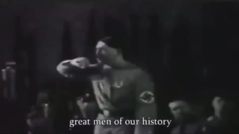 Adolf Hitler speech regarding a small portion of the filth that was seeping through Germany