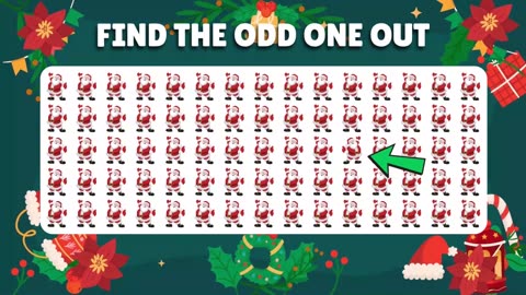Find The ODD One Out - Christmas Edition! | Easy, Medium, Hard Levels