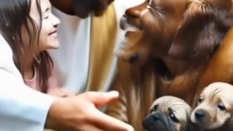 AI Video: God is always by your side. ai cat funny dog lovecat catlike comedy
