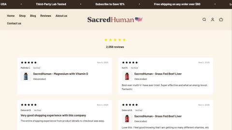 SacredHuman Beef Liver Is A Gamechanger For Vibrant Energy!