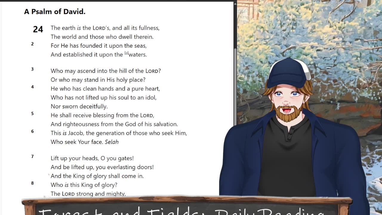 Forest and Fields Daily reading: Psalm 24