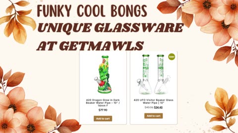 Funky Cool Bongs | Unique Glassware at GetMawls