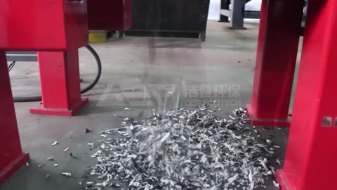 Twin-Shaft Shredder for Plastic Straps & Tying Ropes!