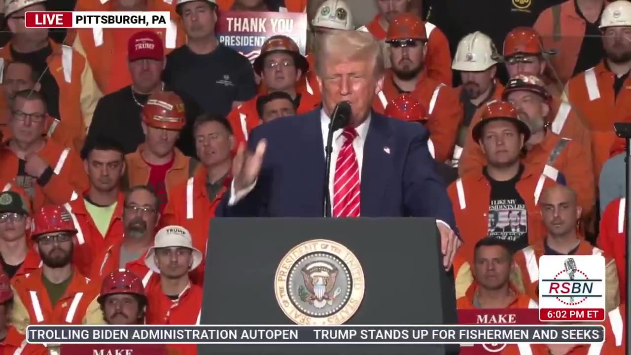 Trump Says Foreign Steel Import Tariffs Are About To Double