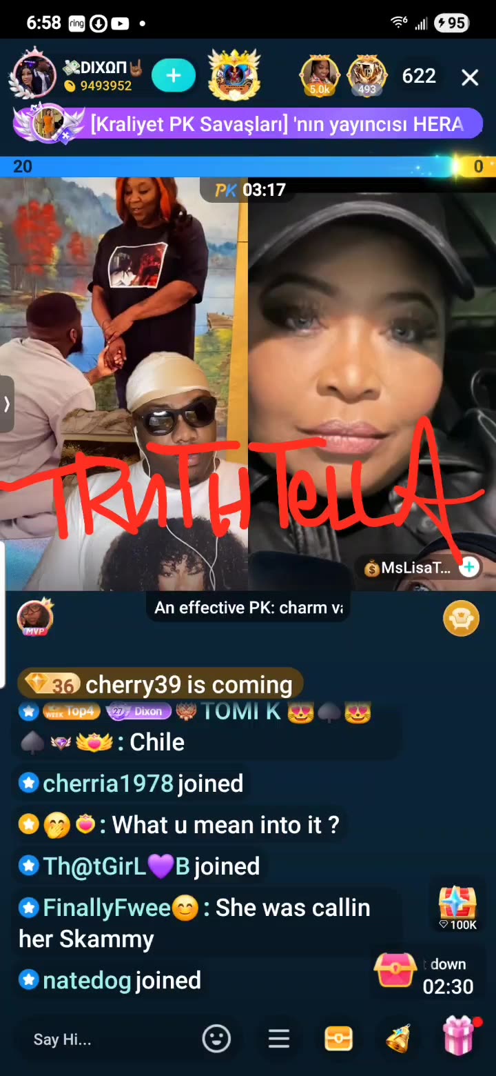 QUEEN TOMIKAY JOINS DIXON LIVE WHEN HE STARTS TRIPPING LOOKING FOR HER