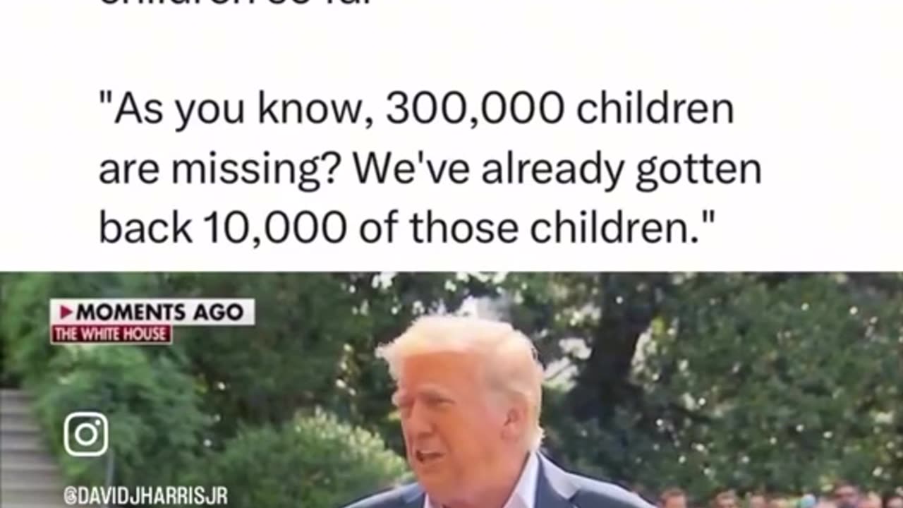 Save the children. What the media will not report