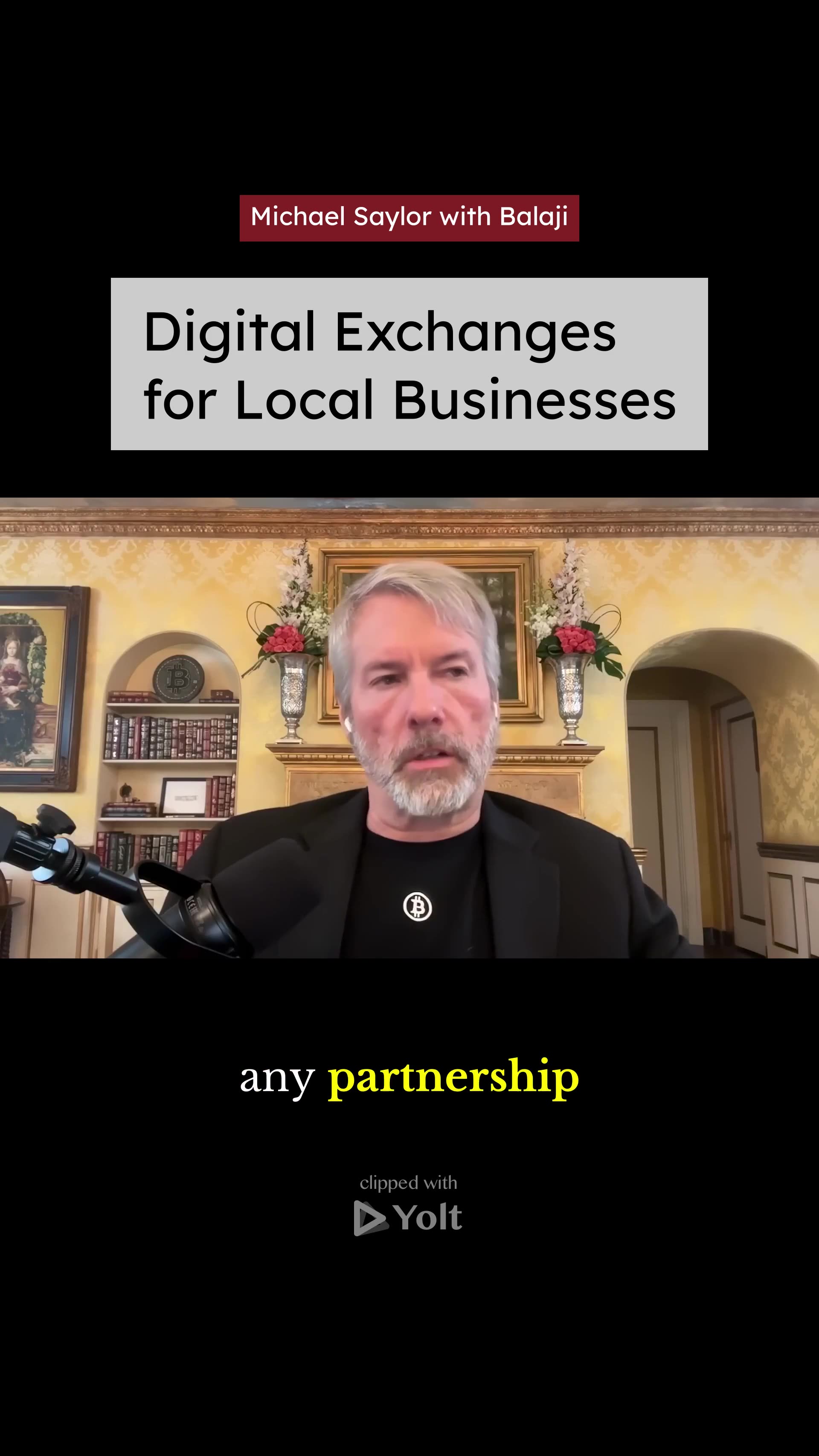 Global 24/7 Security Trading - Michael Saylor with Balaji #blockchain #privateequity #digitalassets