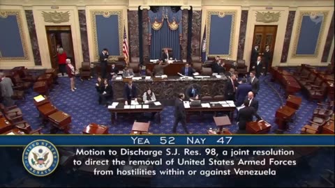 The Senate advances a war powers resolution that would limit President Trump's