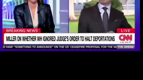 Miller Educates Daft CNN Anchor On Alien Enemies Act