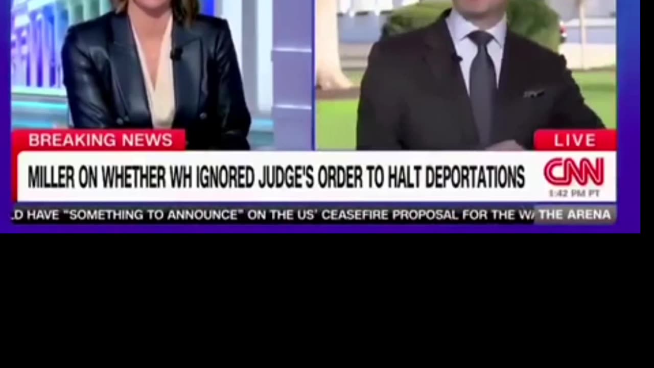 Miller Educates Daft CNN Anchor On Alien Enemies Act