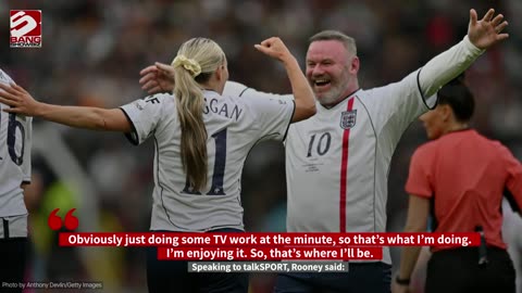 Wayne Rooney is happy with punditry work