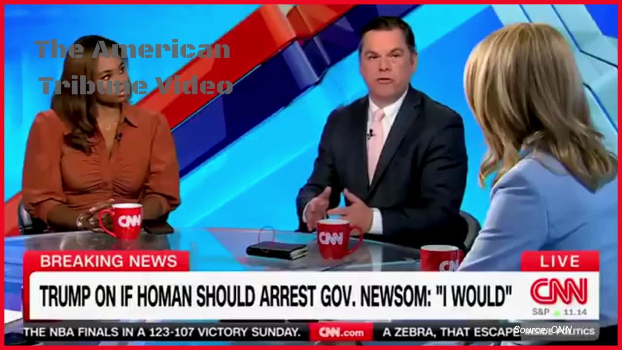 CNN Panel Hilariously Melts Down Over Trump Calling L.A. Chaos An "Insurrection"