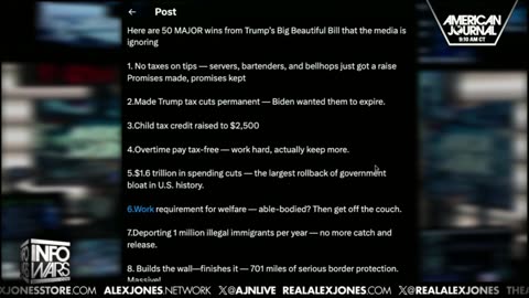 INFOWARS LIVE - 6/5/25: The American Journal with Harrison Smith / The Alex Jones Show / The War Room With Owen Shroyer