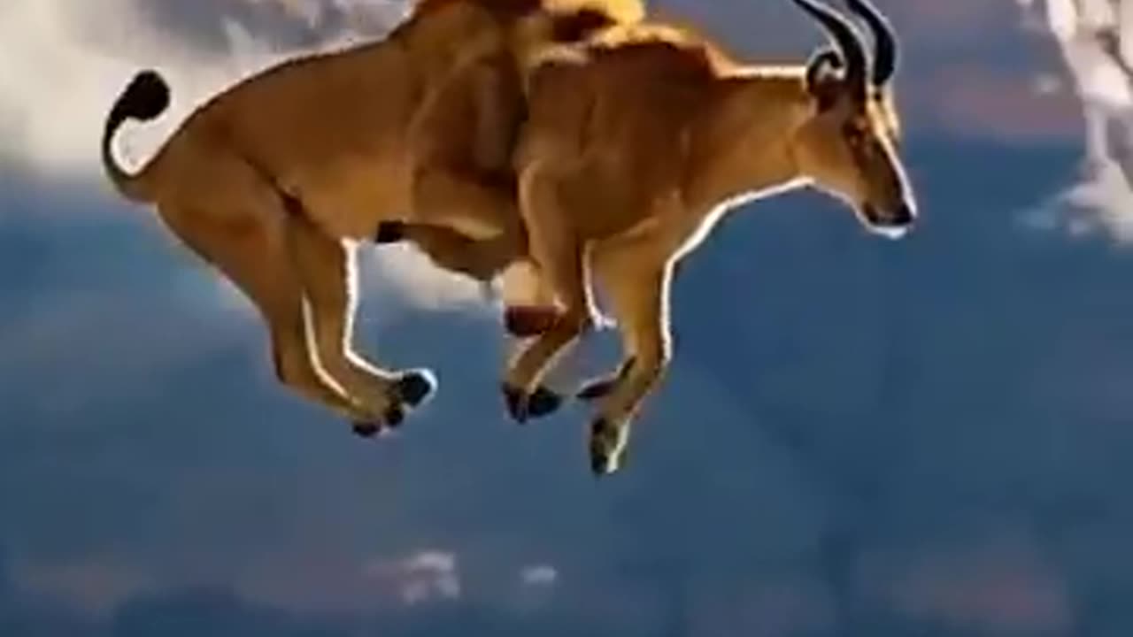 🦁 Incredible Lion-Deer Fusion Encounter! 🦌 | Wild Nature Twist