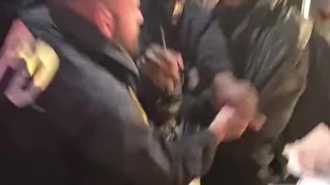 NYPD Police Cop Attacks Journalist