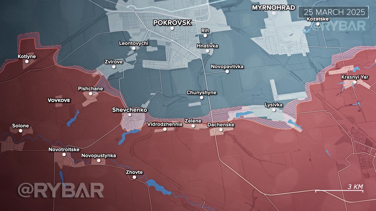 📝Battles near Pokrovskoye - Rybar's Analysis📝