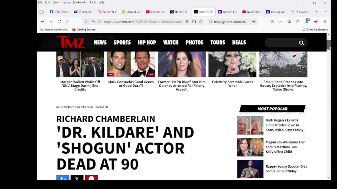 Richard Chamberlain 'Dr. Kildare' and 'Shogun' Actor Dead at 90