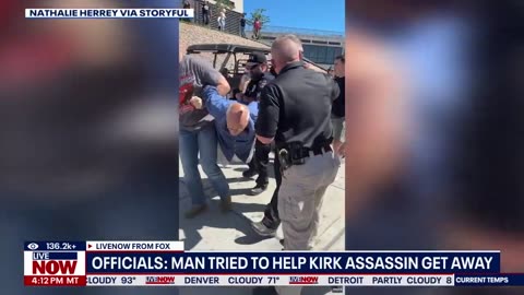 Charlie Kirk murder: Man helped assassin escape, police say