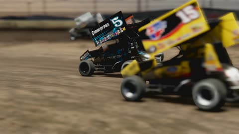 World of Outlaws Dirt Racing Race7