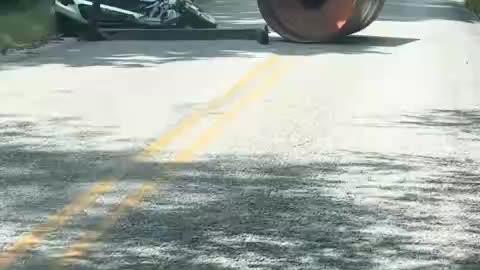 Pull a steamroller