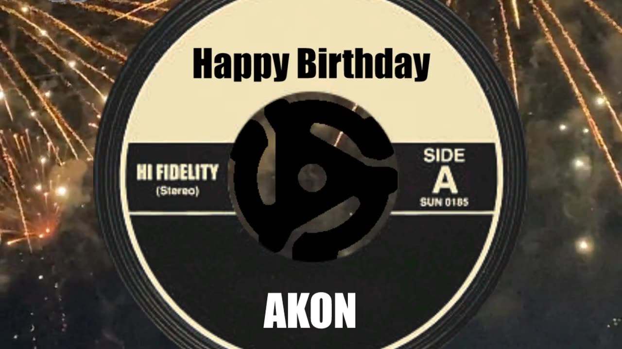 Happy Birthday to AKON!
