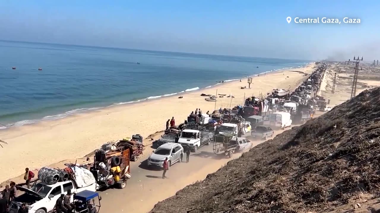 Israel intensifies Gaza City bombing as Rubio arrives