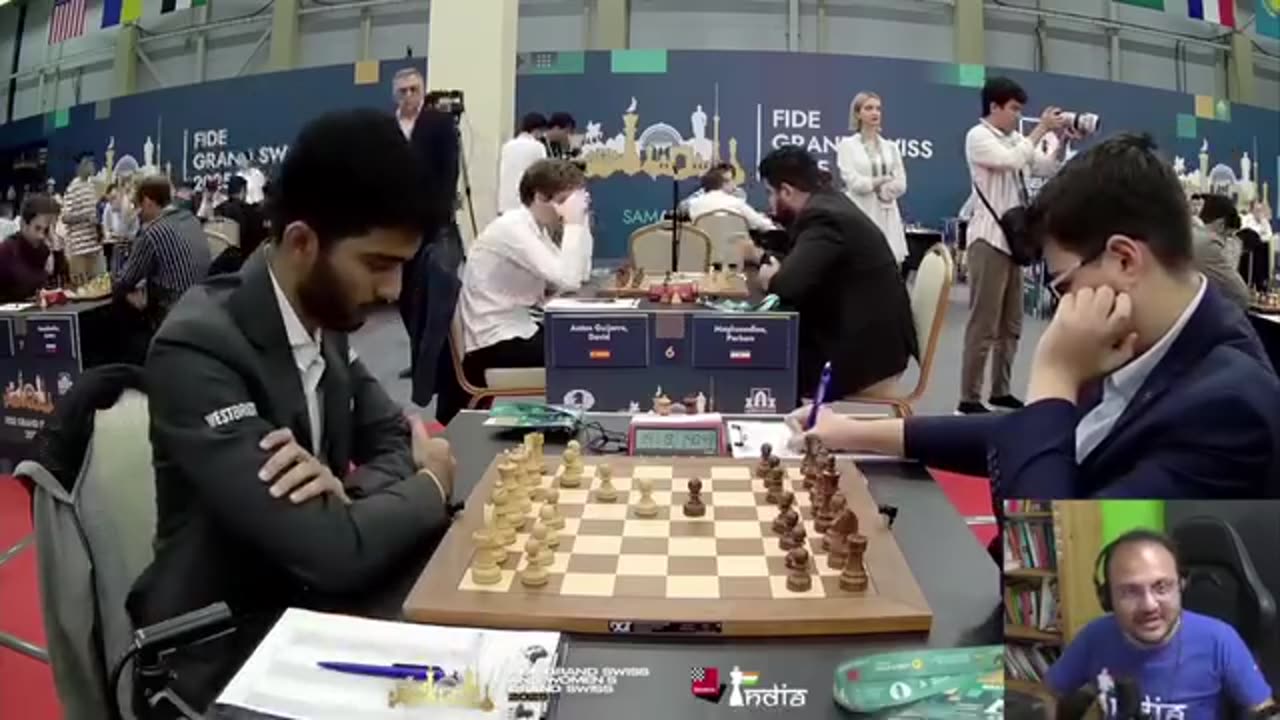 Round 2 of the FIDE Grand Swiss has started - and Gukesh plays
