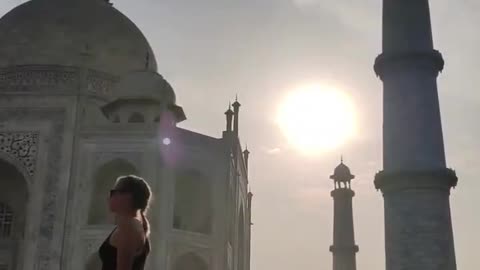 Behind Taj Mahal