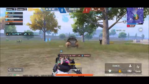 PUBG MOBILE SQUAD GAMEPLAY
