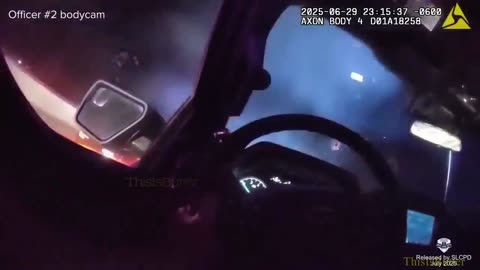 Salt Lake City Police Department released bodycam footage of a shootout during a pursuit