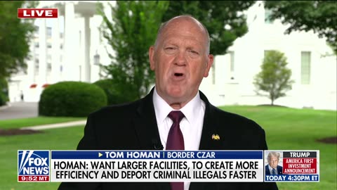 Tom Homan Puts 'Sanctuary' Cities 'On Notice' amid Trump's Illegal Alien Crackdown