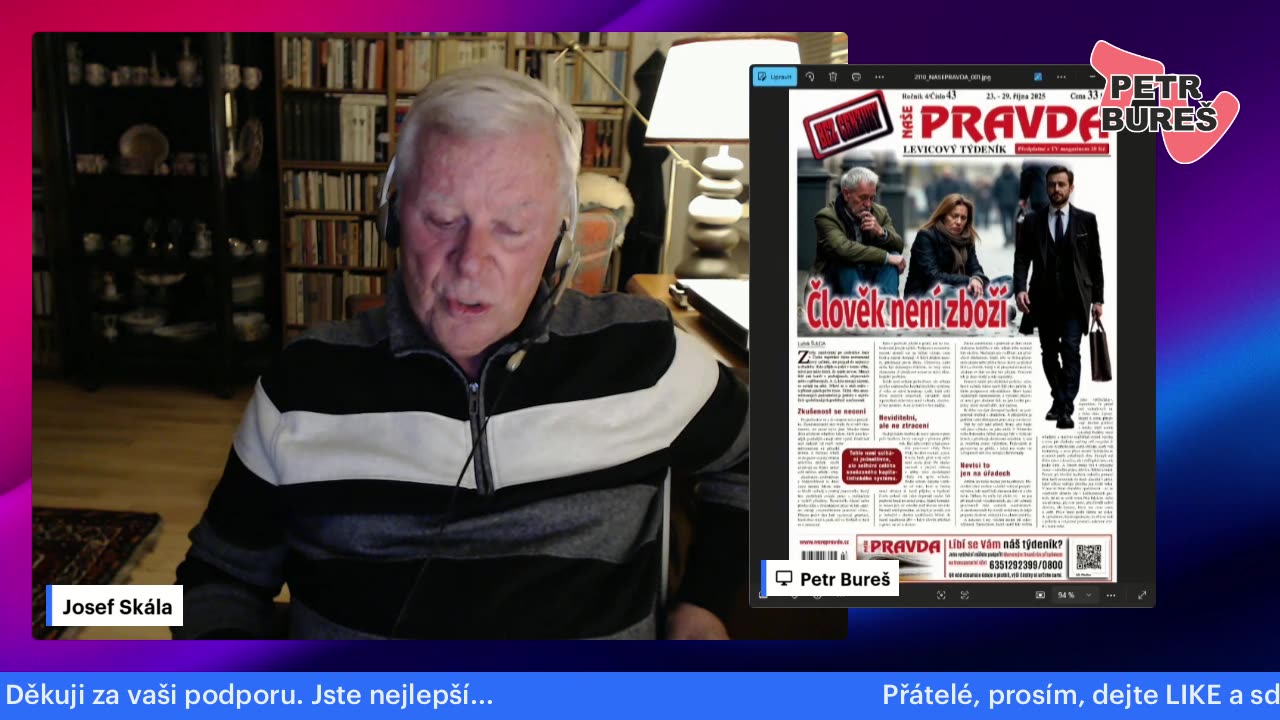 PhDr. Josef Skála, CSc. Skálova simultánka 22. 10. 2025